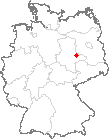 Karte Ragösen bei Dessau, Anhalt